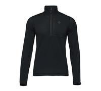 Pile con mezza zip Black Diamond Coefficient LT PO Noir M