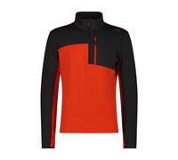 Pile con mezza zip CMP Grid Tech Rouge 3XL