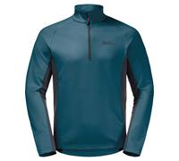 Pile con semi-zip Jack Wolfskin Morobbia Bleu 2XL