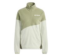 Adidas Terrex Multi Climawarm Anorak Half Zip Fleece Verde L Donna