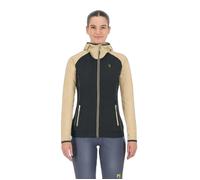 Pile da donna con cappuccio e zip integrale Karpos Ambrizzola Beige S