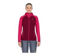 Pile da donna con cappuccio e zip integrale Karpos Ambrizzola Rouge M