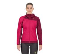 Pile da donna con cappuccio e zip integrale Karpos Averau Rose M