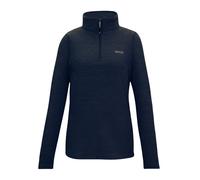 Regatta - Sweethart - Pile comodo blu navy mélange con zip corta 38