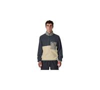 Pile da uomo patagonia microdini 1 2 zip beige blu