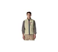 Pile da uomo patagonia retro pile beige senza maniche