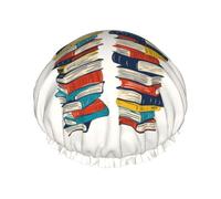 Pile di libri Cuffia da a Design a doppio strato Riutilizzabile Impermeabile Comoda ed elegante