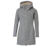 Pile donna con cappuccio e zip VAUDE Tinshan Coat III Grigio 40