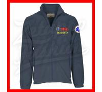 PILE FELPA MAGLIA FULL ZIP 118 SOCCORSO EMERGENZA SANITARIA CON LA TUA MANSIONE