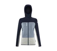 Pile verde millet fusion grid hoodie uomo