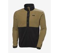 Pile Helly Hansen Daybreaker Snap Pullover verde canna nero - L