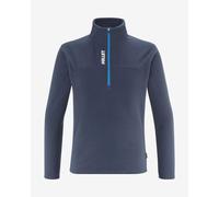 Pile Millet Ubic Light Grid Half Zip blu notte - XS