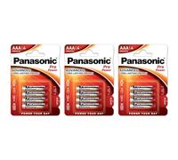 Pile Ministilo alcaline panasonic pro power 60% di potenza in più.blister 12 Pezzi