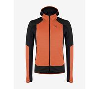 Pile Montura Stretch Color 2 Maglia Full Zip arancione scuro nero - L
