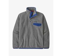 Patagonia - Pile caldo e leggero - M's LW Synch Snap-T P/O Nickel w/Clement Blue per Uomo in Poliestere Riciclato - Taglia S - Grigio