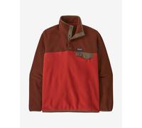 Patagonia Ms LW Synch Snap-T P/O - felpa in pile - uomo L Red/Brown man Recycled Polyester,Fair Trade Certified