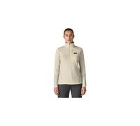 Pile patagonia r1 1 2 zip bianco donna