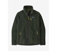 Pile Patagonia Retro Pile Full Zip verde scuro nero - XS