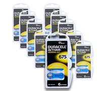Batteria acustica Duracell 675 Blu 1,45V Zinco-Aria confezione da 6 pile