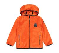 CMP - Giacca da bambino in pile Highloft con cappuccio fisso, Arancio, 104