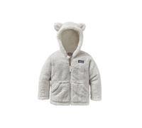 Pile per bambini Patagonia Felpa con cappuccio Furry Friends (bianco betulla) 6M