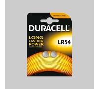 PILE PER L ELETTRONICA LR54 Blister 2 Pezzi Pile Duracell (Pz.10)