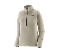 Patagonia - Pile tecnico donna con mezza zip - W's R1 Air Zip Neck Wool White per Donne - Taglia S - Beige