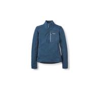 Pile rab ascendor light 1 2 zip donna blu