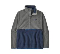 Patagonia - Retro Pile 1/2 Snap Pullover - Pullover in pile L grigio/blu