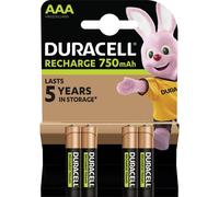 pile ricaricabili DURACELL AAA batterie ministilo 750mAh 1,2v NiMH NEW 5 YEARS