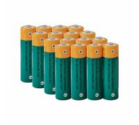 Pile Ricaricabili Nimh AA 1300Mah 1.2V per Luci Da Giardino Solari Da Esterno Lu