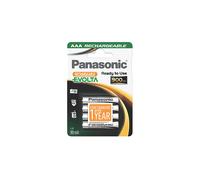 PILE RICARICABILI PANASONIC 900mAh NiMh AAA