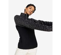 Pile Roxy Sayna Half Zip nero scuro donna - L