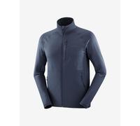 Salomon - Pile tecnico caldo e leggero - Sntial Lightwarm FZ M Blue Nights per Uomo - Taglia L - Blu navy