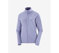 Pile Salomon Essential Lightwarm Full Zip viola chiaro donna - S