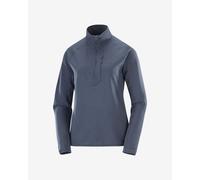 Pile Salomon Essential Lightwarm Half Zip blu notte donna - M