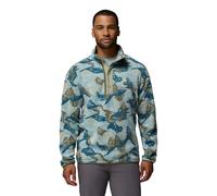 Felpa da uomo Columbia Helvetia™ II Printed Half Snap Fleece Taglia: XXL / Colore: azzurro