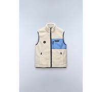 Pile senza maniche con zip Yupik Beige S Tinta unita