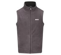 Regatta Tobias' Gilet In Pile Con Cerniera Intera E Tasche Basse Bodywarmers, Uomo, Iron(Black), L