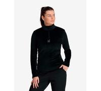 Pile Spyder Shimmer Bug Half Zip nero intenso donna - L