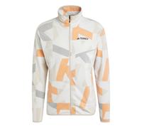 Pile stampato con zip adidas Terrex Multi Grigio S