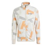 Pile stampato con zip adidas Terrex Multi Gris M