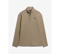 Pile Superdry Polar Fleece Half Zip beige scuro - L