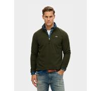 Pile Superdry Polar Fleece Half Zip verde scuro - S