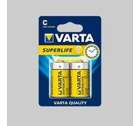 PILE SUPERLIFE 1/2 TORCIA Blister 2 Pezzi Pile Varta (Conf 12)