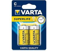 Batteria Varta R14p Mezza Torcia 1,5v Superlife 12 Blister X 2 Pile