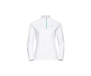 Pile termico odlo besso white 1 2 zip da donna