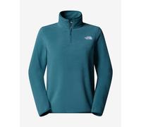 Pile The North Face Glacier Fleece Quarter Zip blu verdastro donna - L