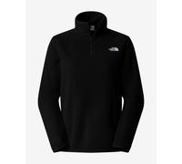 The North Face - Pile donna con mezza zip - W Glacier Fleece 1/4 Zip Jacket TNF Black per Donne - Taglia XL - Nero