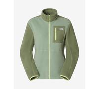Pile The North Face Yumiori Full Zip verde chiaro donna - M